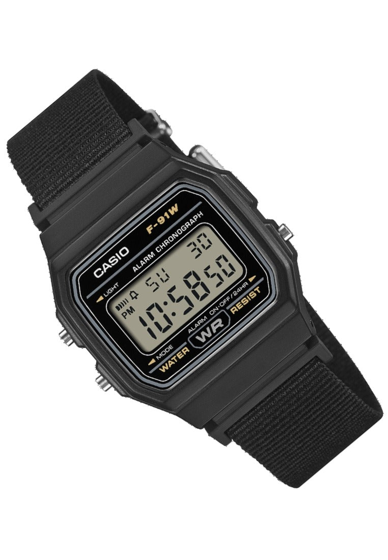 Casio Digital Nylon Strap Watch for Men F-91WF-1ADF-Watch Portal Philippines
