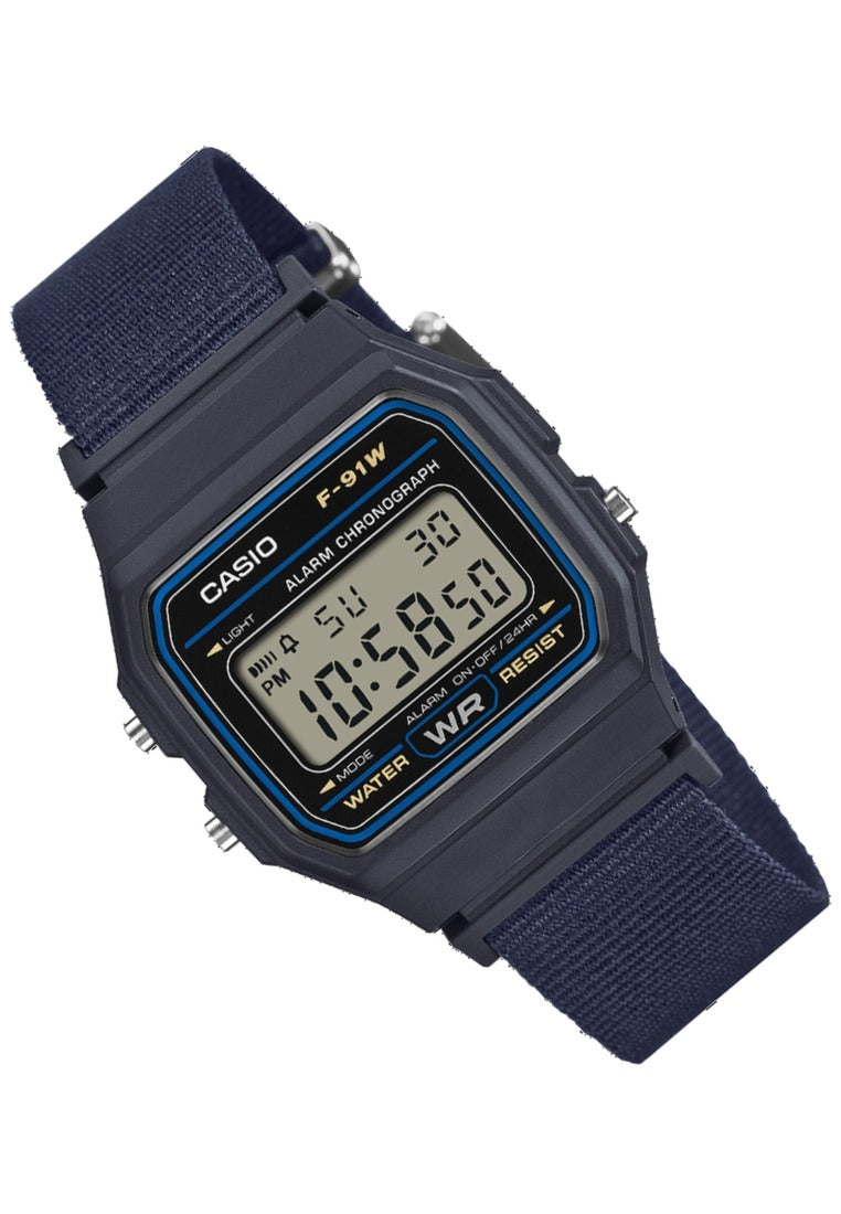 Casio Digital Nylon Strap Watch for Men F-91WF-2ADF-Watch Portal Philippines