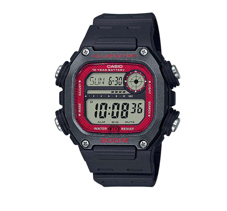 Casio DW-291H-1B Black Resin Watch for Men-Watch Portal Philippines