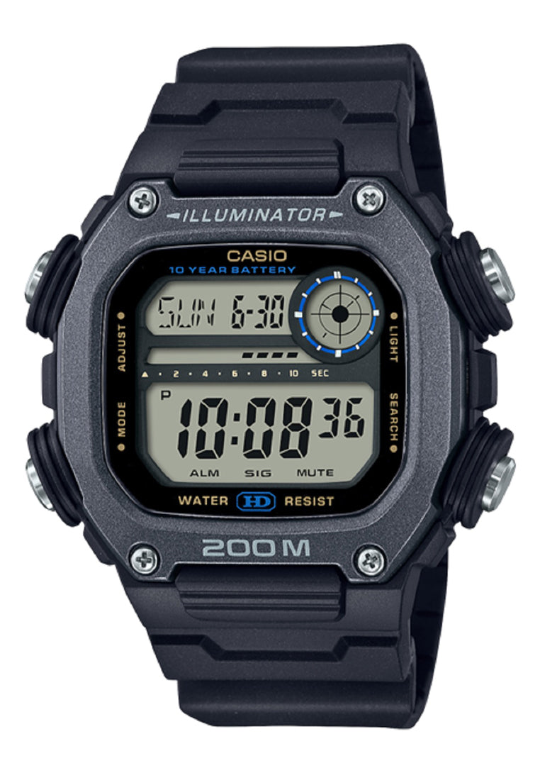 Casio DW-291HX-1A Digital Rubber Strap Watch For Men-Watch Portal Philippines