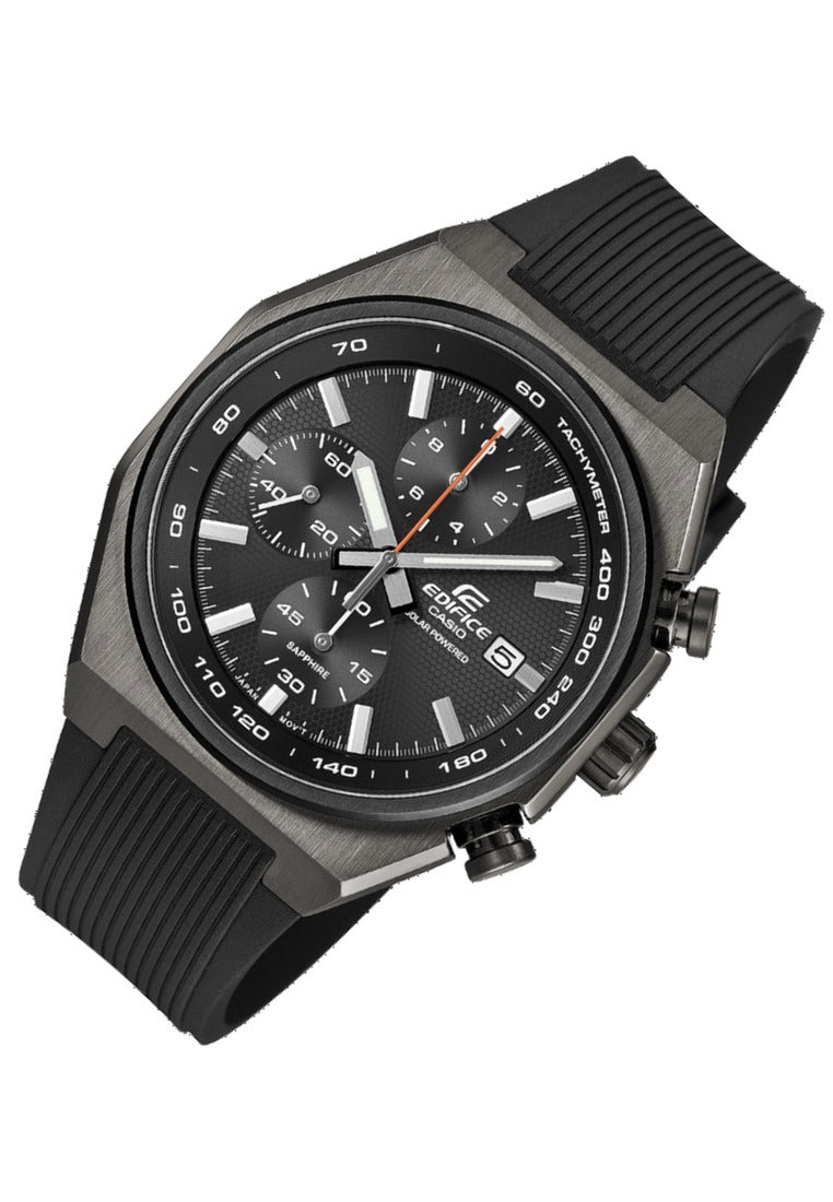 Casio Edifice Chronograph Rubber Strap Solar Watch for Men EFS-S660PB-1ADF-Watch Portal Philippines