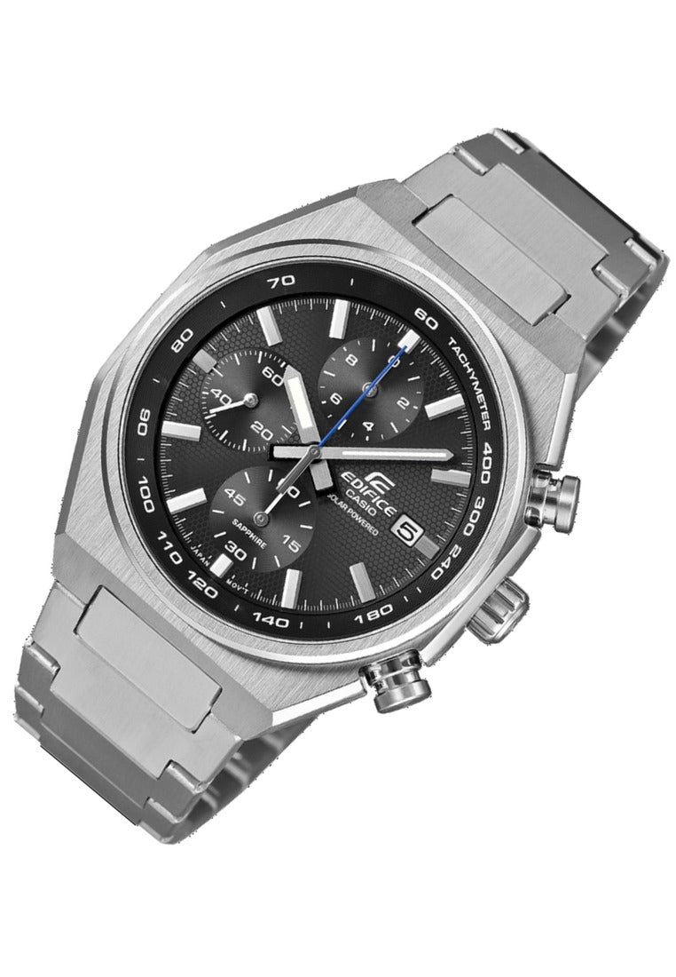Casio Edifice Chronograph Stainless Steel Strap Solar Watch for Men EFS-S660D-1ADF-Watch Portal Philippines