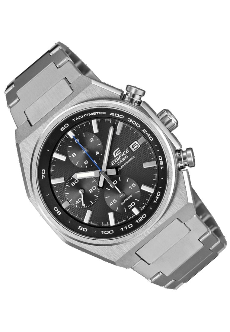 Casio Edifice Chronograph Stainless Steel Strap Solar Watch for Men EFS-S660D-1ADF-Watch Portal Philippines