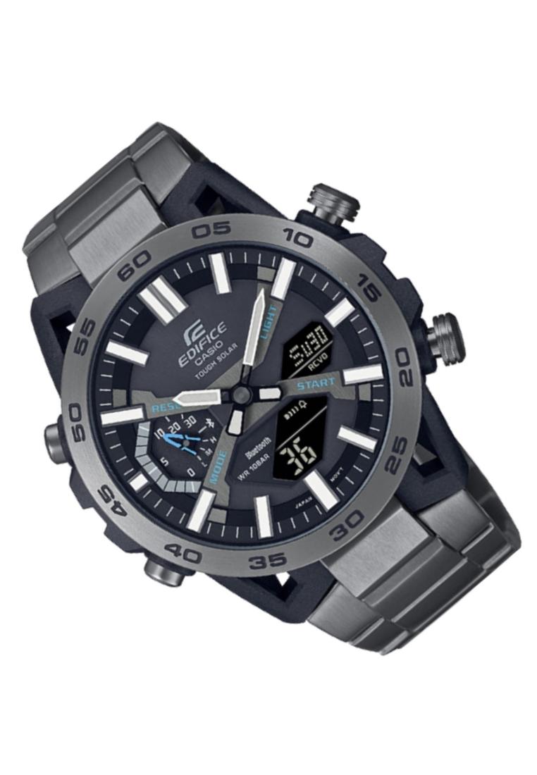 Casio Edifice ECB-2000DC-1A Digital Analog Stainless Steel Strap Watch For Men-Watch Portal Philippines