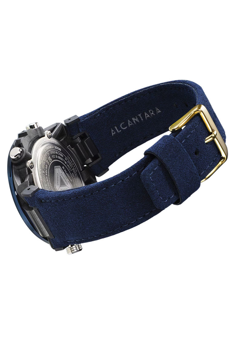 Casio Edifice ECB-2000SS-2A 50th Anniversary Alcantara Strap Digital Analog Solar Watch For Men-Watch Portal Philippines