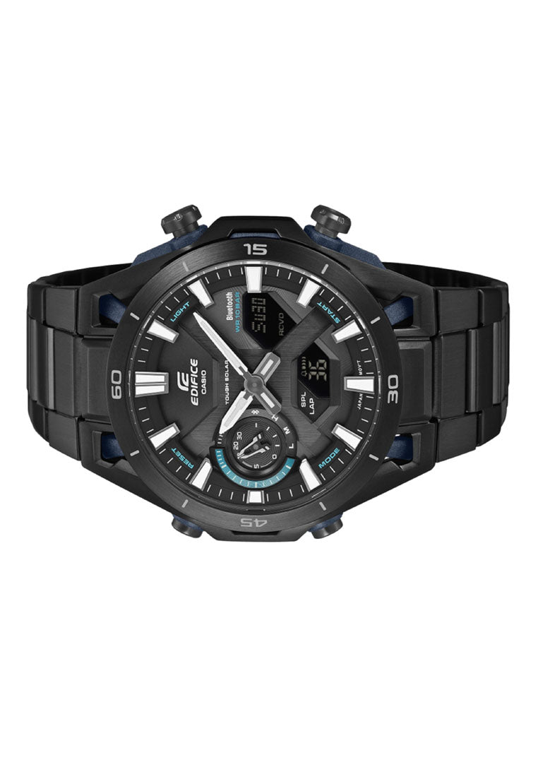 Casio Edifice ECB-2300DC-1ADF Digital Analog Stainless Steel Strap Solar Bluetooth Watch for Men-Watch Portal Philippines
