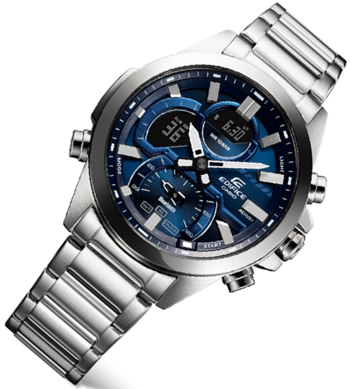 Casio Edifice ECB-30D-2A Digital Analog Bluetooth Smart Watch For Men-Watch Portal Philippines