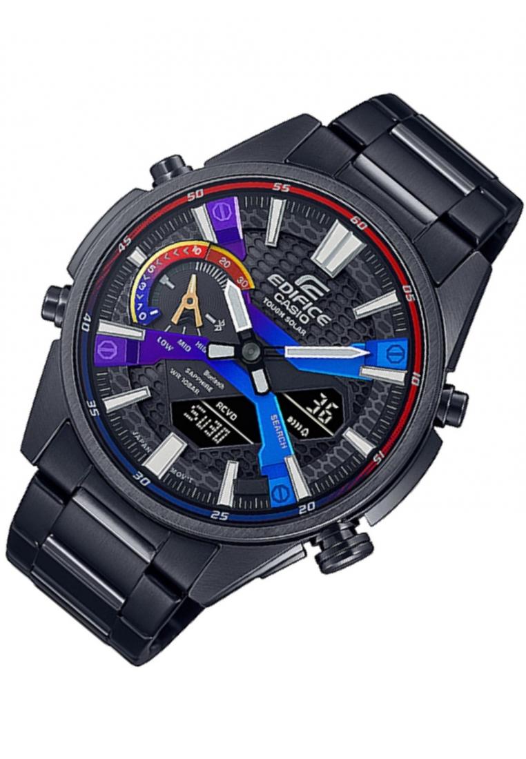 Casio Edifice ECB-S100HG-1A Digital Analog Stainless Steel Strap Watch For Men-Watch Portal Philippines