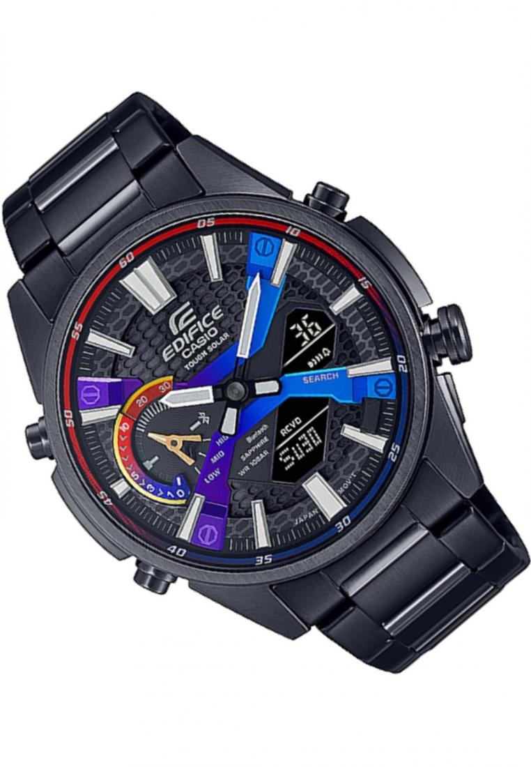 Casio Edifice ECB-S100HG-1A Digital Analog Stainless Steel Strap Watch For Men-Watch Portal Philippines