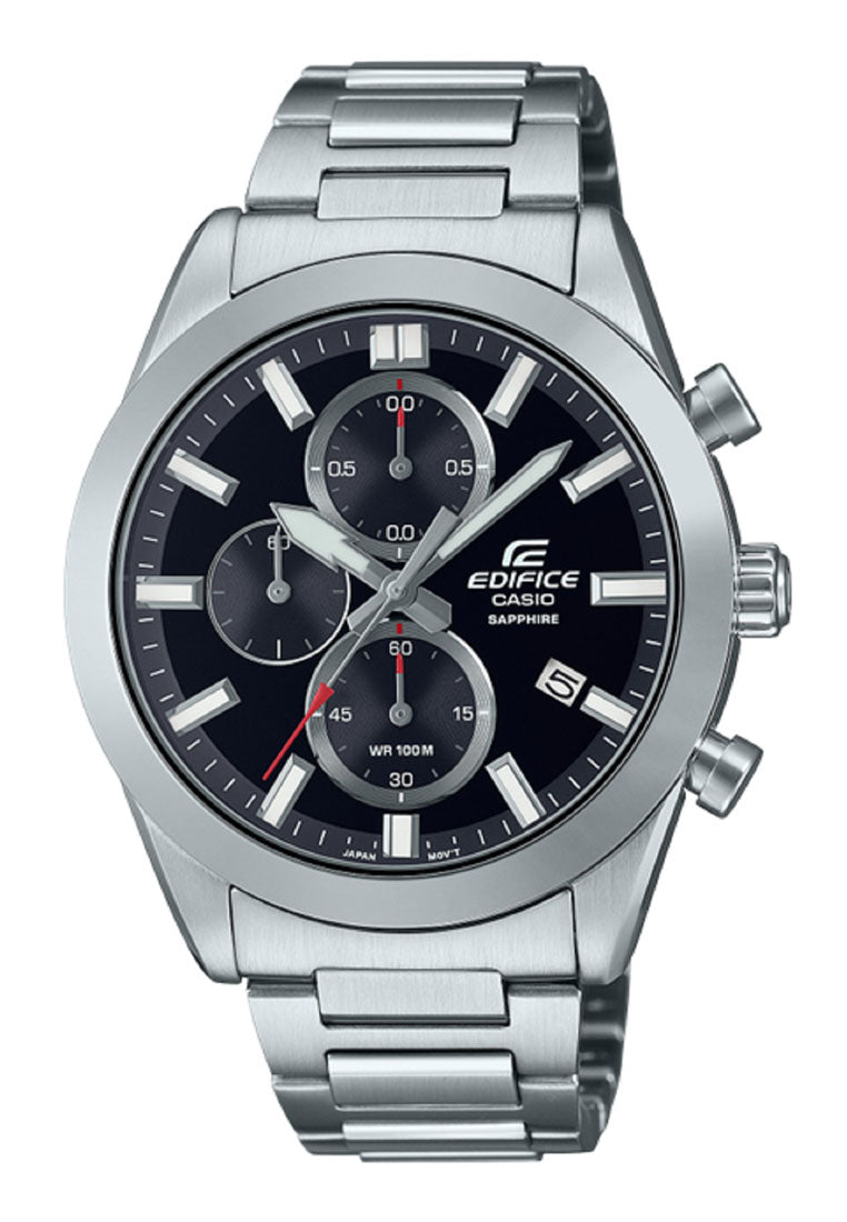Casio Edifice EFB-710D-1A Chronograph Stainless Steel Strap Watch For Men-Watch Portal Philippines