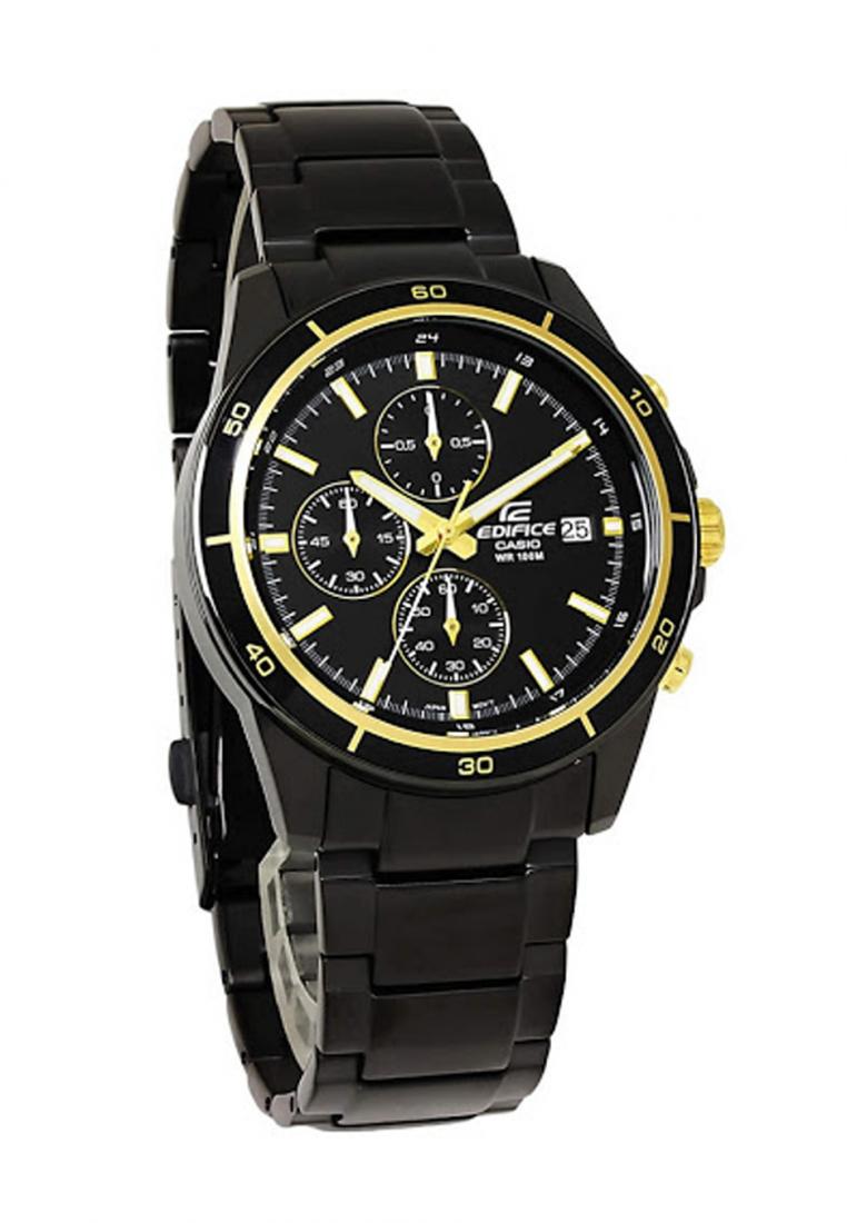 Casio Edifice EFR-526BK-1A9 Chronograph Stainless Steel Strap Watch For Men-Watch Portal Philippines