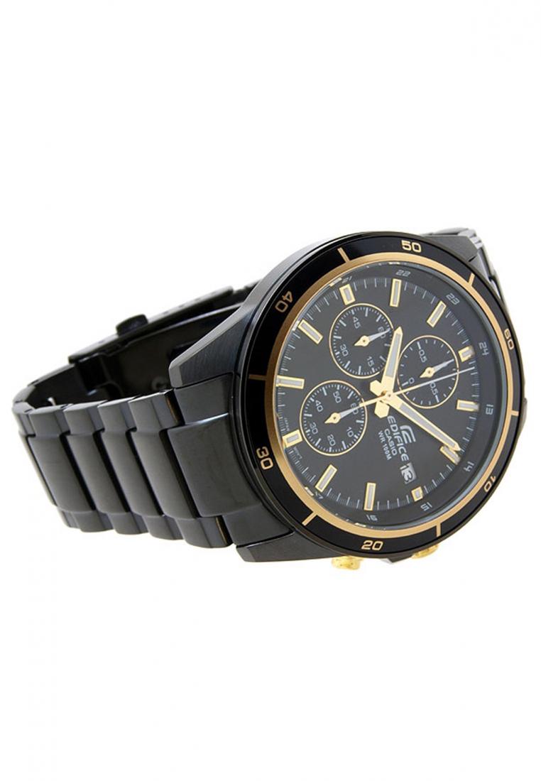 Casio Edifice EFR-526BK-1A9 Chronograph Stainless Steel Strap Watch For Men-Watch Portal Philippines