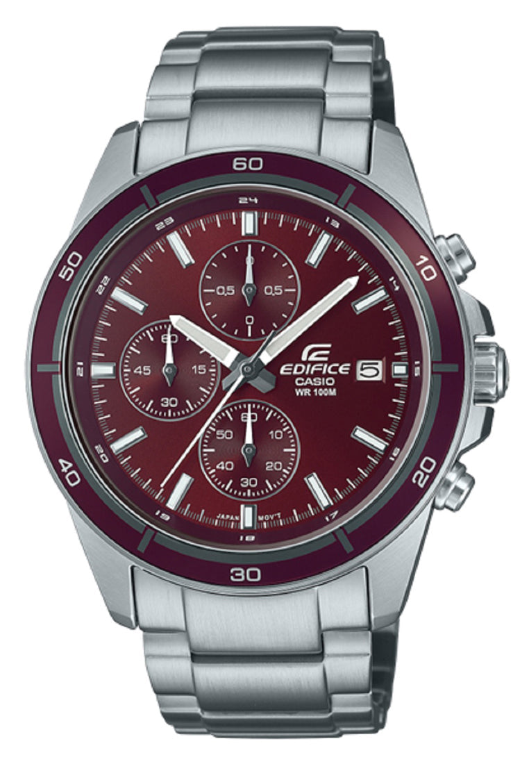 Casio Edifice EFR-526D-5C Chronograph Stainless Steel Strap Watch For Men-Watch Portal Philippines