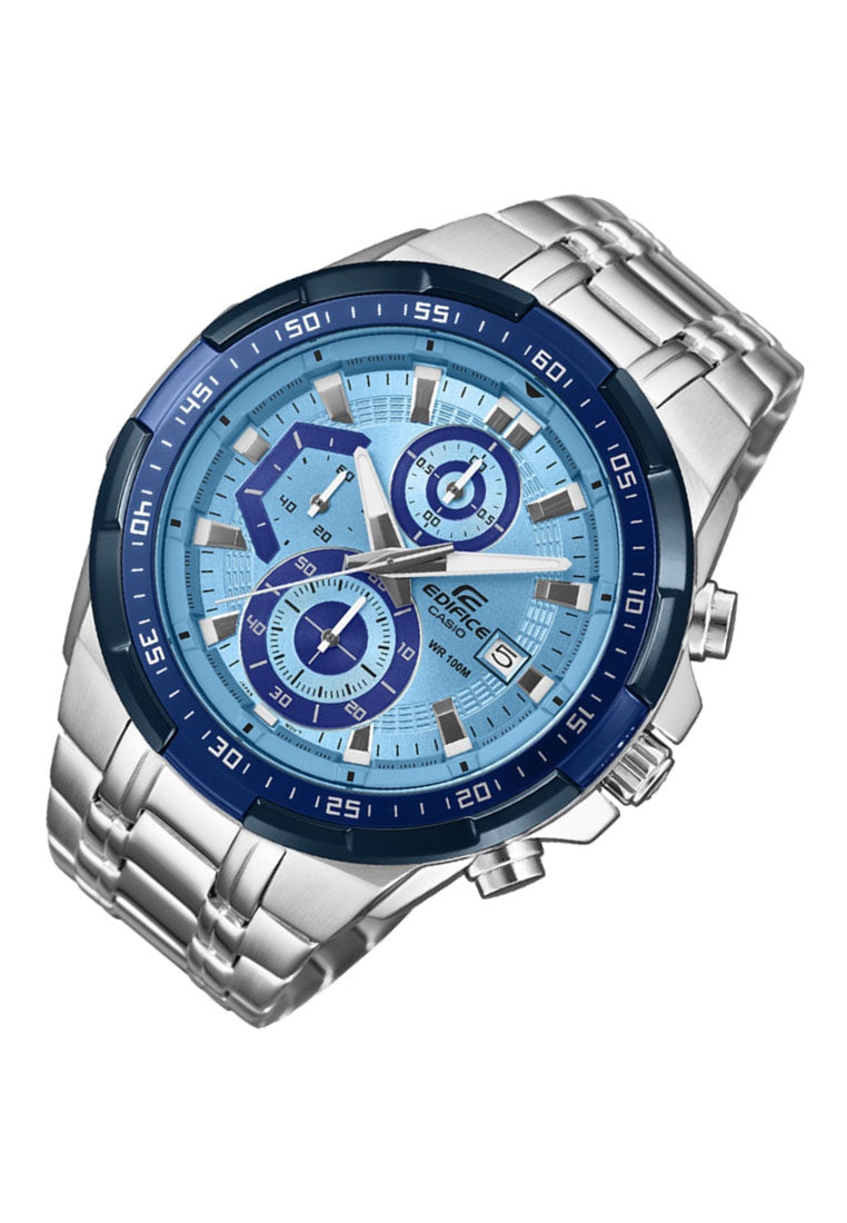Casio Edifice EFR-539DE-2A Chronograph Stainless Steel Strap Watch for Men-Watch Portal Philippines