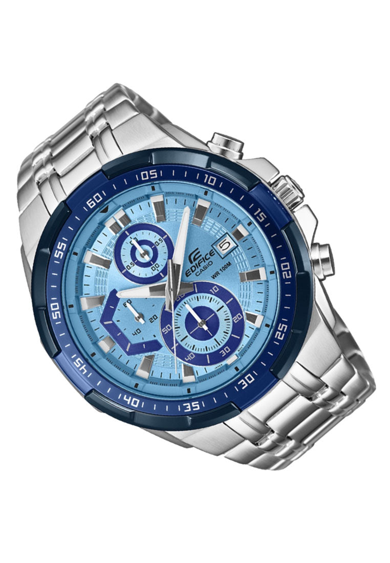 Casio Edifice EFR-539DE-2A Chronograph Stainless Steel Strap Watch for Men-Watch Portal Philippines
