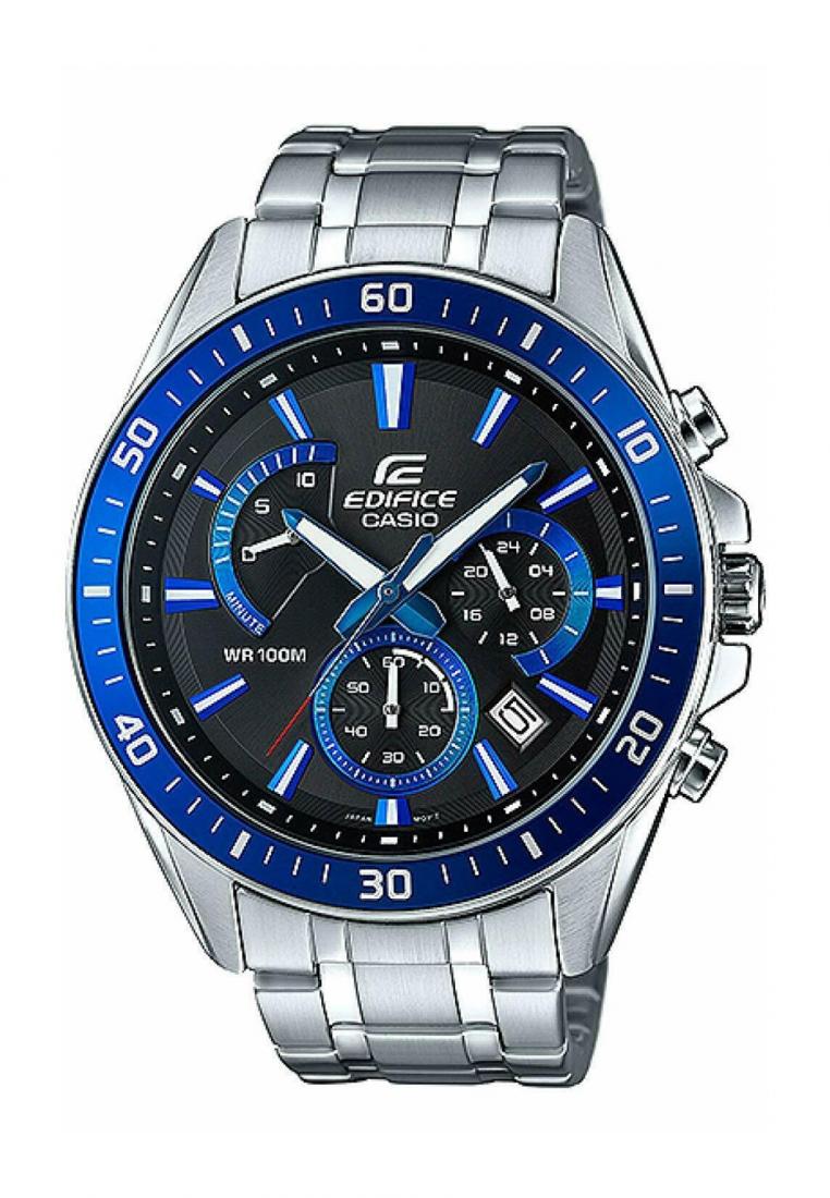 Casio Edifice EFR-552D-1A2 Chronograph Stainless Steel Strap Watch For Men-Watch Portal Philippines