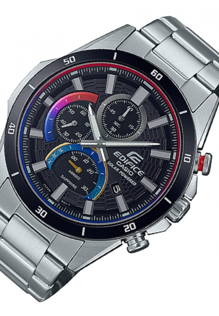 Casio Edifice EFS-S610HG-1A Solar Chronograph Stainless Steel Strap Watch For Men-Watch Portal Philippines