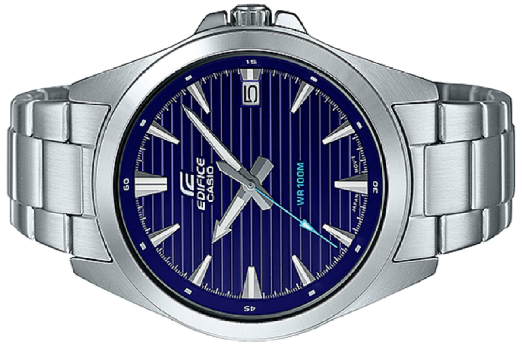 Casio Edifice EFV-140D-2A Stainless Steel Strap Watch For Men-Watch Portal Philippines