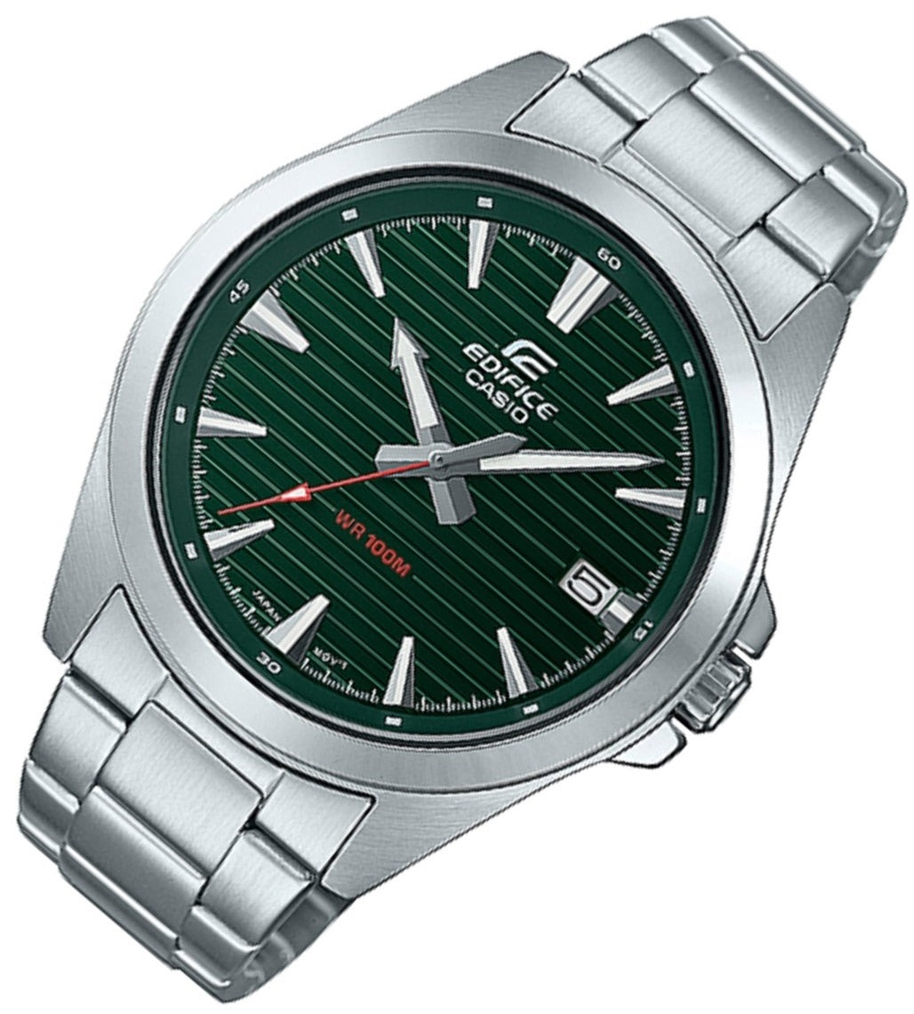 Casio Edifice EFV-140D-3A Stainless Steel Strap Watch For Men-Watch Portal Philippines