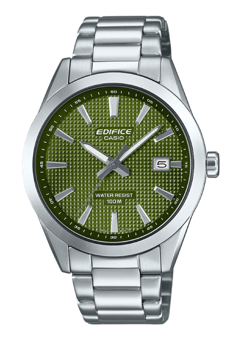 Casio Edifice EFV-160D-3A Analog Stainless Steel Strap Watch for Men-Watch Portal Philippines