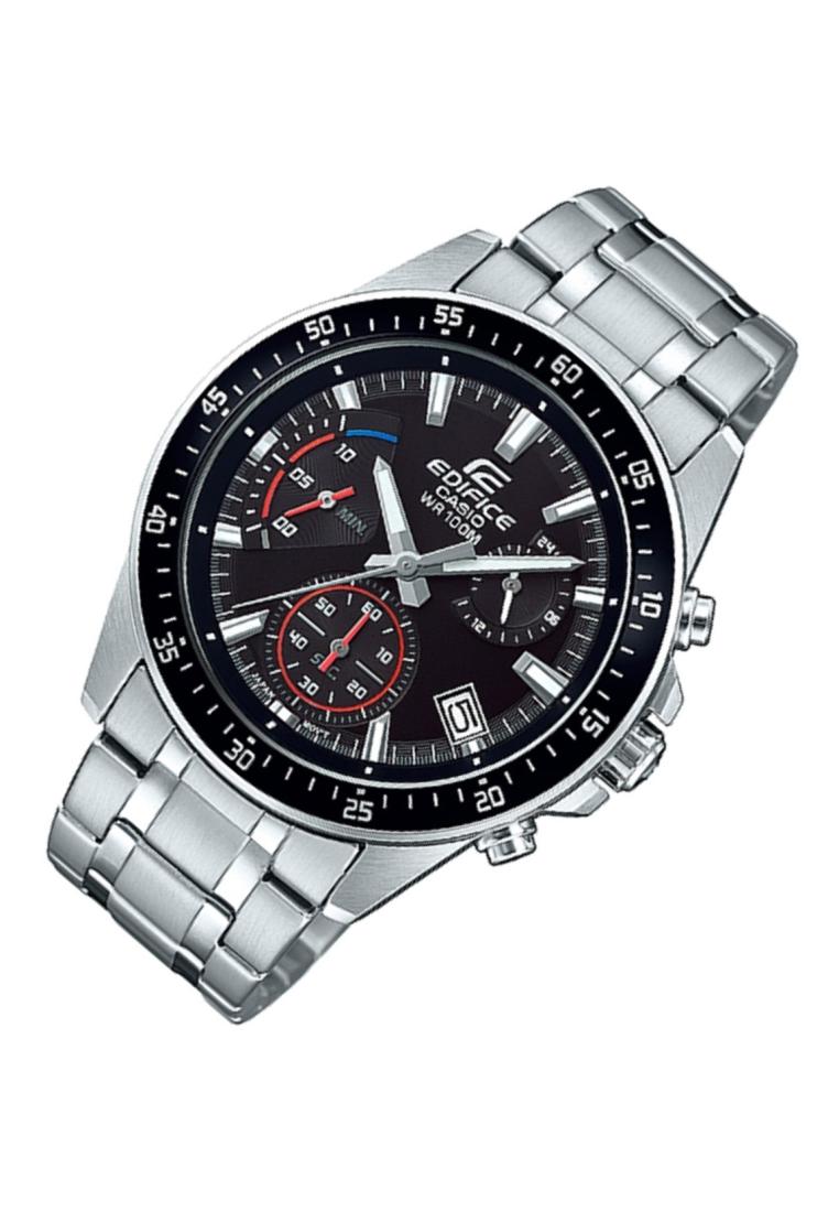 Casio Edifice EFV-540D-1A Chronograph Stainless Steel Strap Watch For Men-Watch Portal Philippines