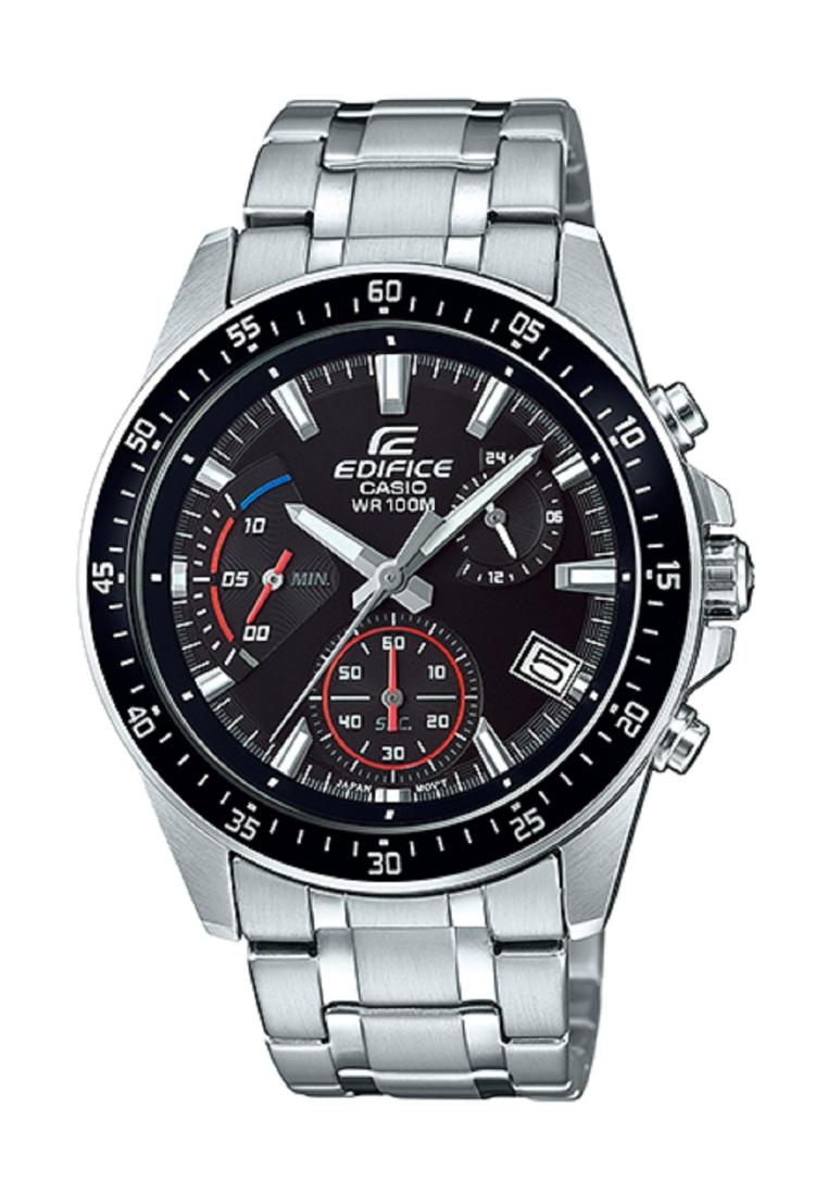 Casio Edifice EFV-540D-1A Chronograph Stainless Steel Strap Watch For Men-Watch Portal Philippines