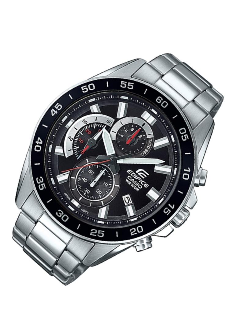 Casio Edifice EFV-550D-1A Chronograph Stainless Steel Strap Watch For Men-Watch Portal Philippines