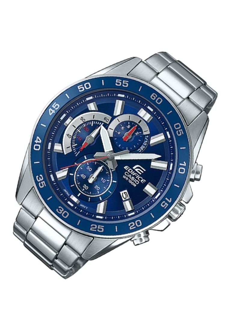 Casio Edifice EFV-550D-2A Chronograph Stainless Steel Strap Watch For Men-Watch Portal Philippines