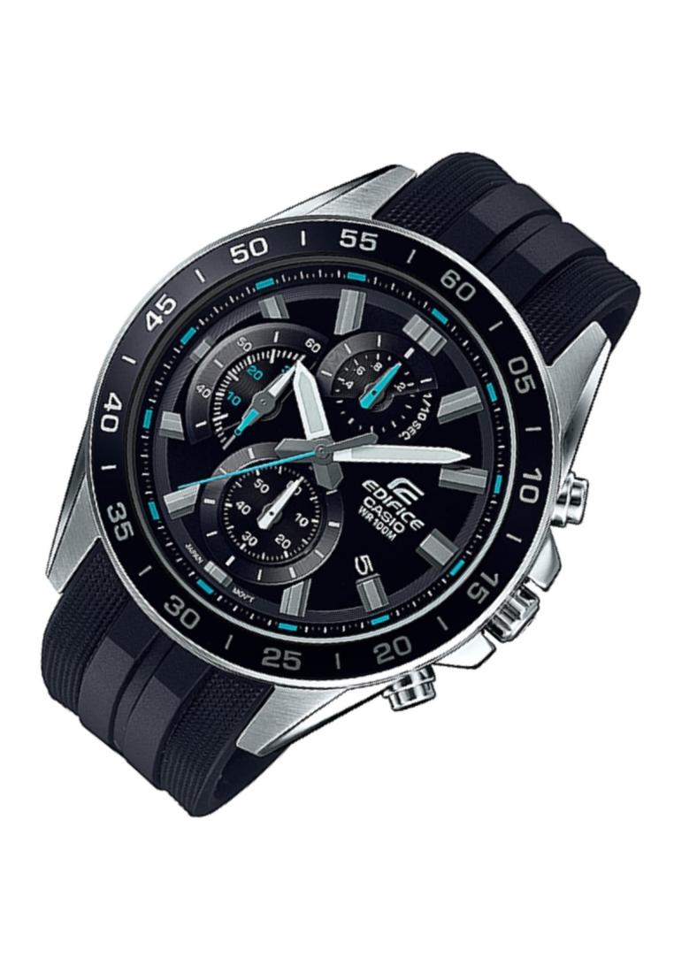 Casio Edifice EFV-550P-1A Chronograph Rubber Strap Watch For Men-Watch Portal Philippines