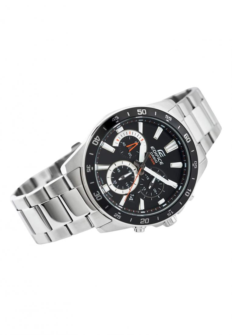 Casio Edifice EFV-570D-1A Chronograph Stainless Steel Strap Watch For Men-Watch Portal Philippines