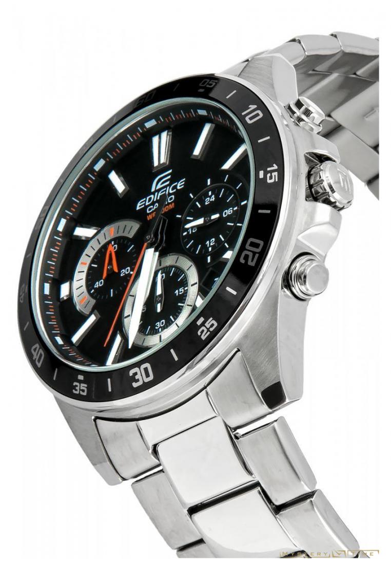 Casio Edifice EFV-570D-1A Chronograph Stainless Steel Strap Watch For Men-Watch Portal Philippines