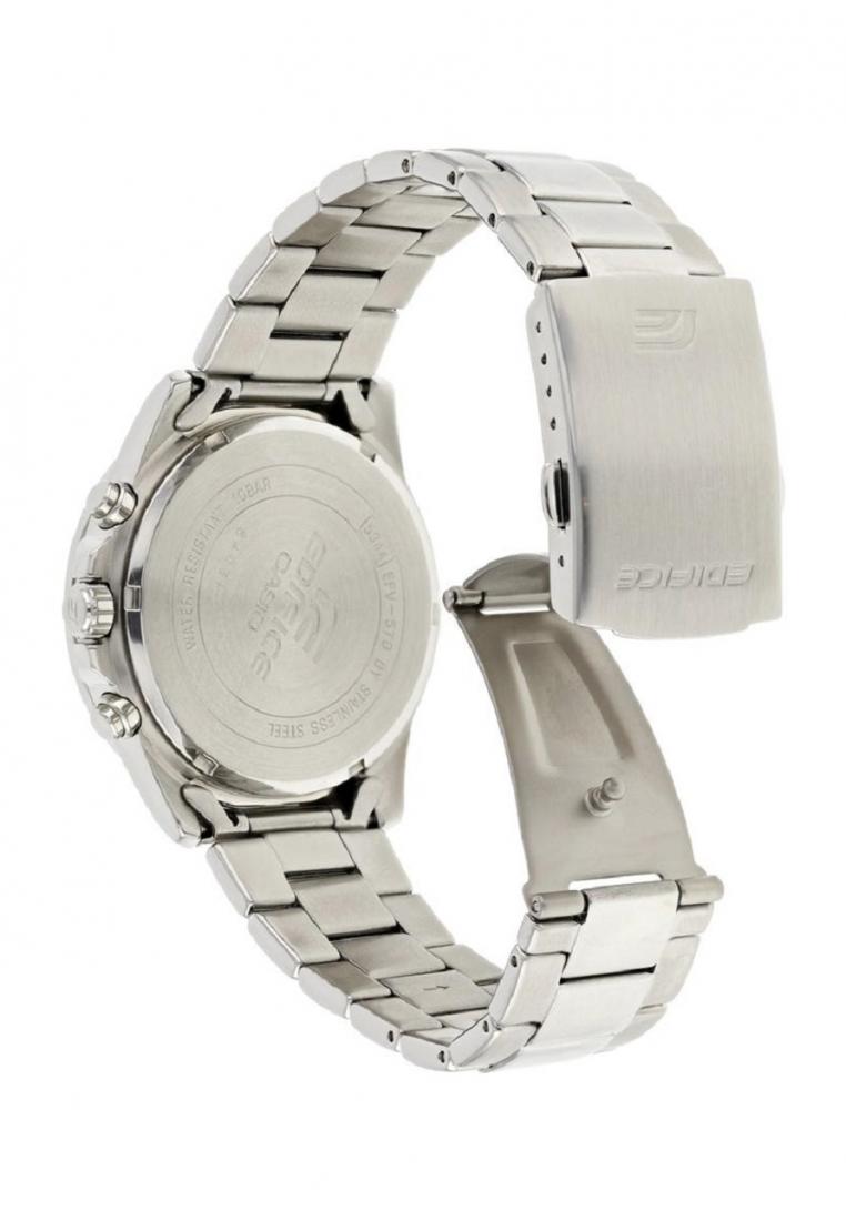 Casio Edifice EFV-570D-1A Chronograph Stainless Steel Strap Watch For Men-Watch Portal Philippines
