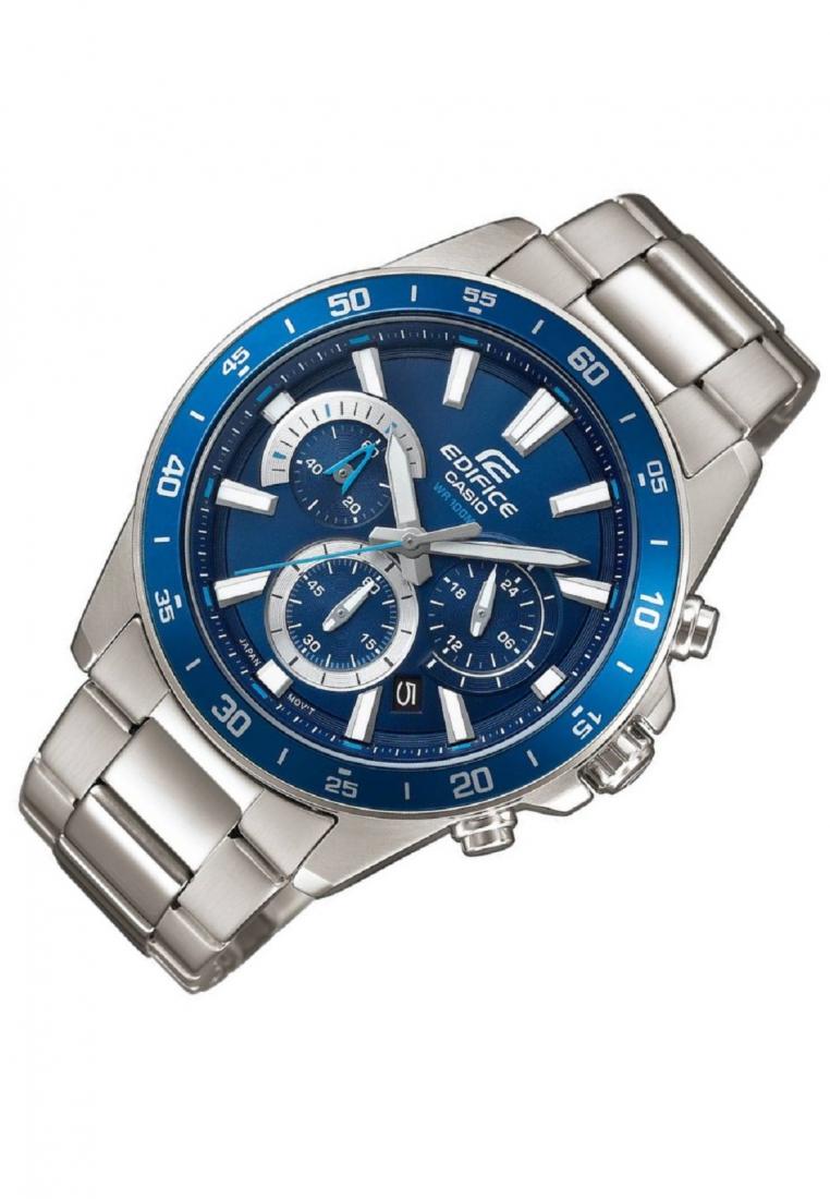 Casio Edifice EFV-570D-2A Chronograph Stainless Steel Strap Watch For Men-Watch Portal Philippines