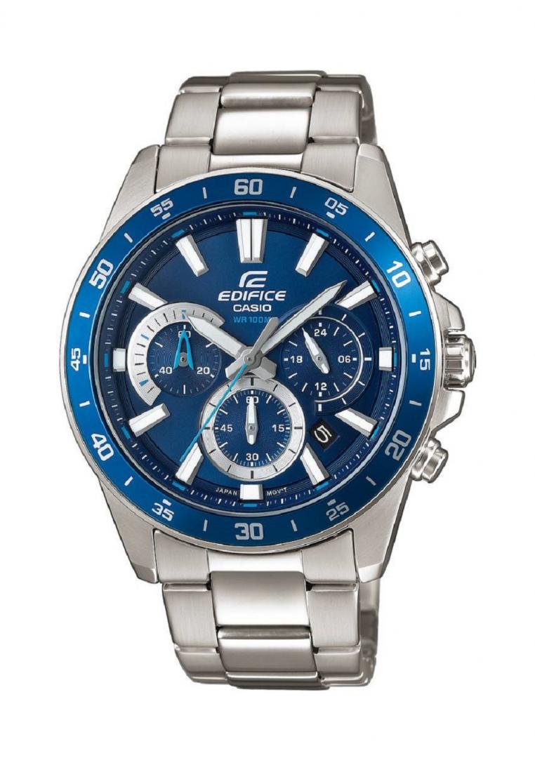 Casio Edifice EFV-570D-2A Chronograph Stainless Steel Strap Watch For Men-Watch Portal Philippines