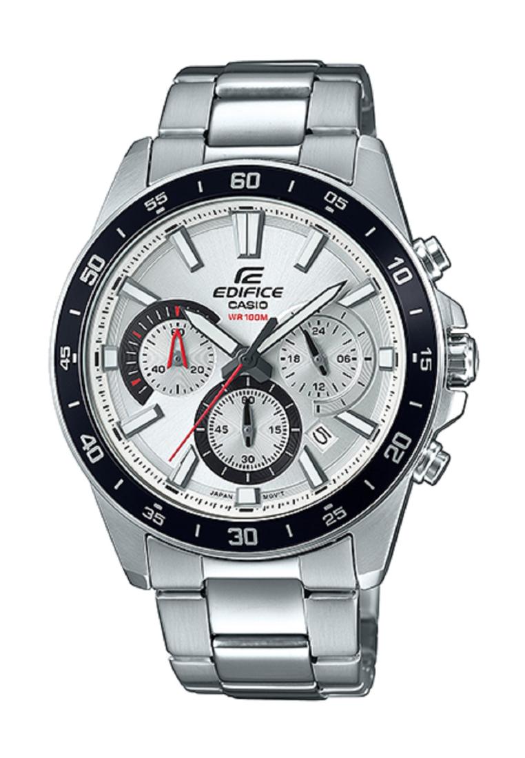 Casio Edifice EFV-570D-7A Chronograph Stainless Steel Strap Watch For Men-Watch Portal Philippines