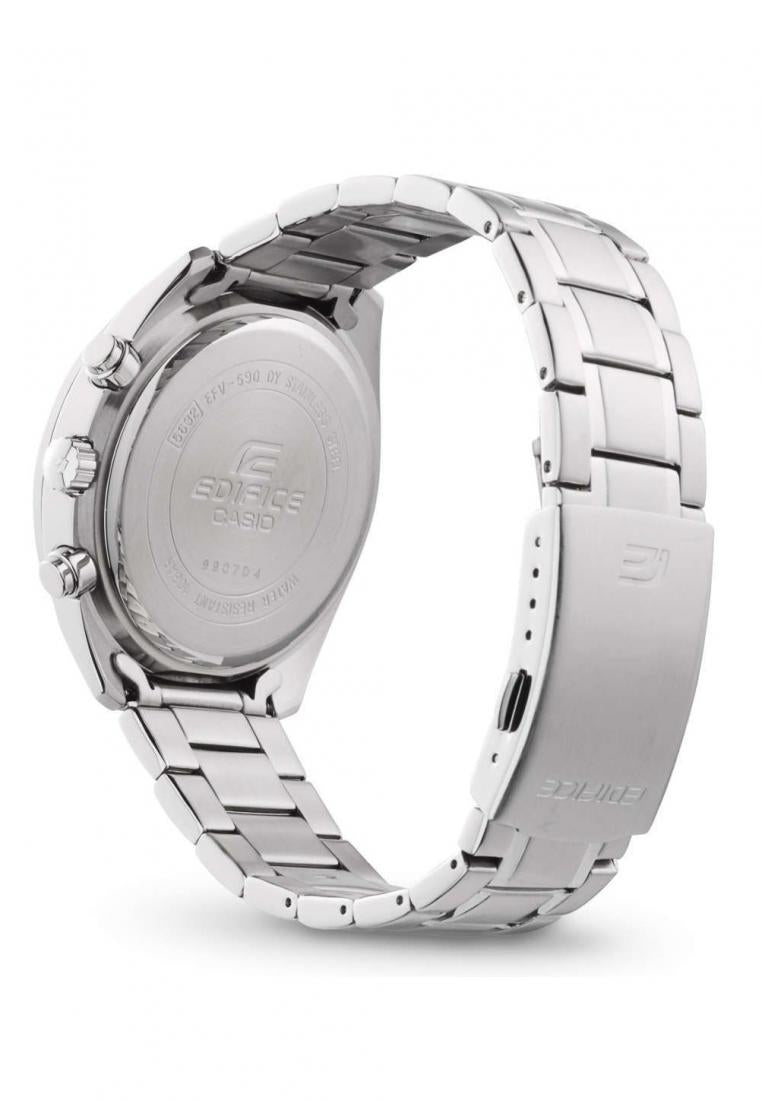 Casio Edifice EFV-590D-2A Chronograph Stainless Steel Strap Watch For Men-Watch Portal Philippines