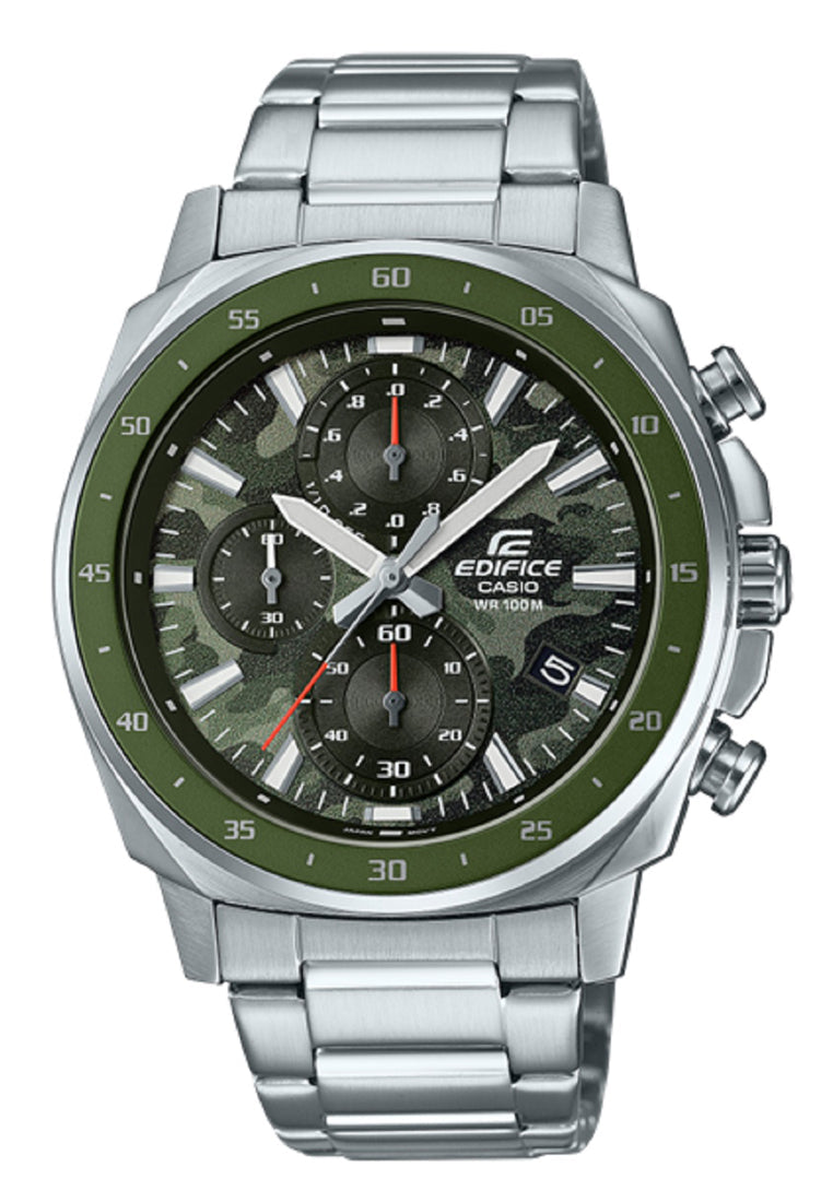 Casio Edifice EFV-600D-3C Chronograph Stainless Steel Strap Watch For Men-Watch Portal Philippines