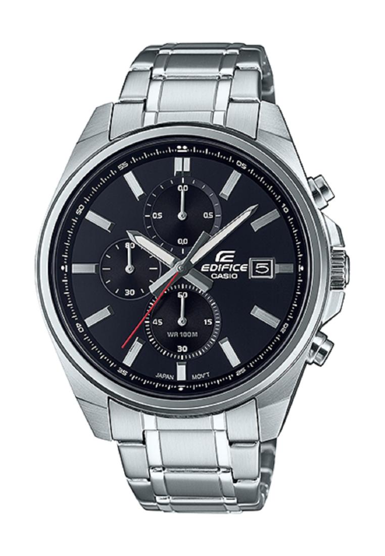 Casio Edifice EFV-610D-1A Chronograph Stainless Steel Strap Watch For Men-Watch Portal Philippines