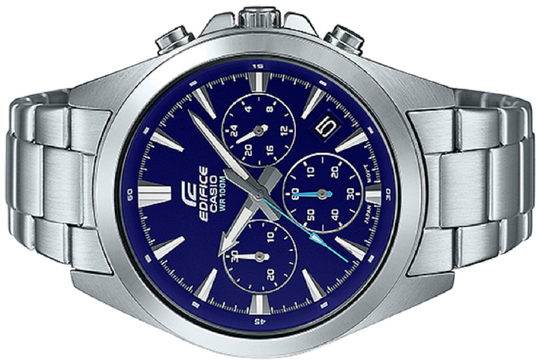 Casio Edifice EFV-630D-2A Chronograph Stainless Steel Strap Watch For Men-Watch Portal Philippines
