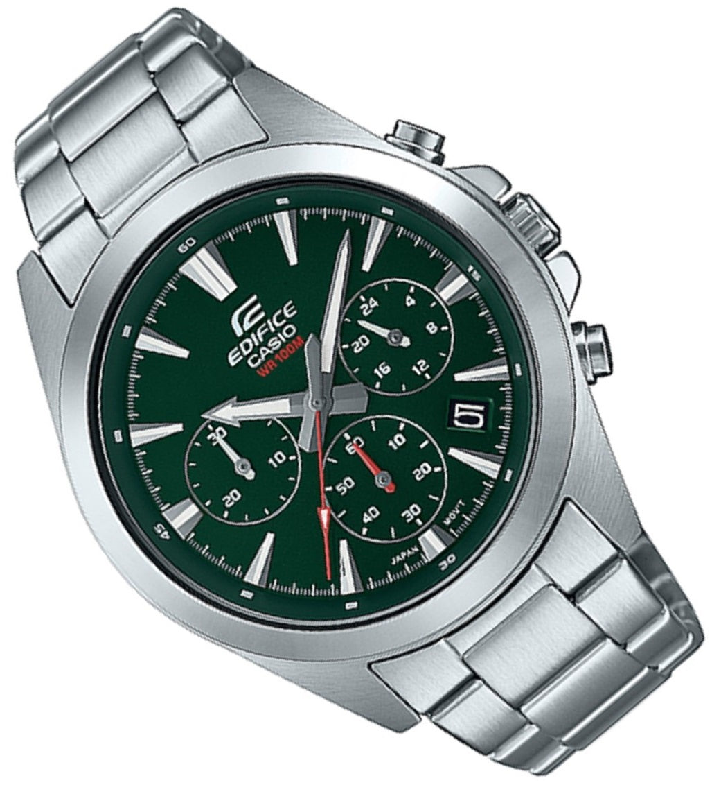 Casio Edifice EFV-630D-3A Chronograph Stainless Steel Strap Watch For Men-Watch Portal Philippines
