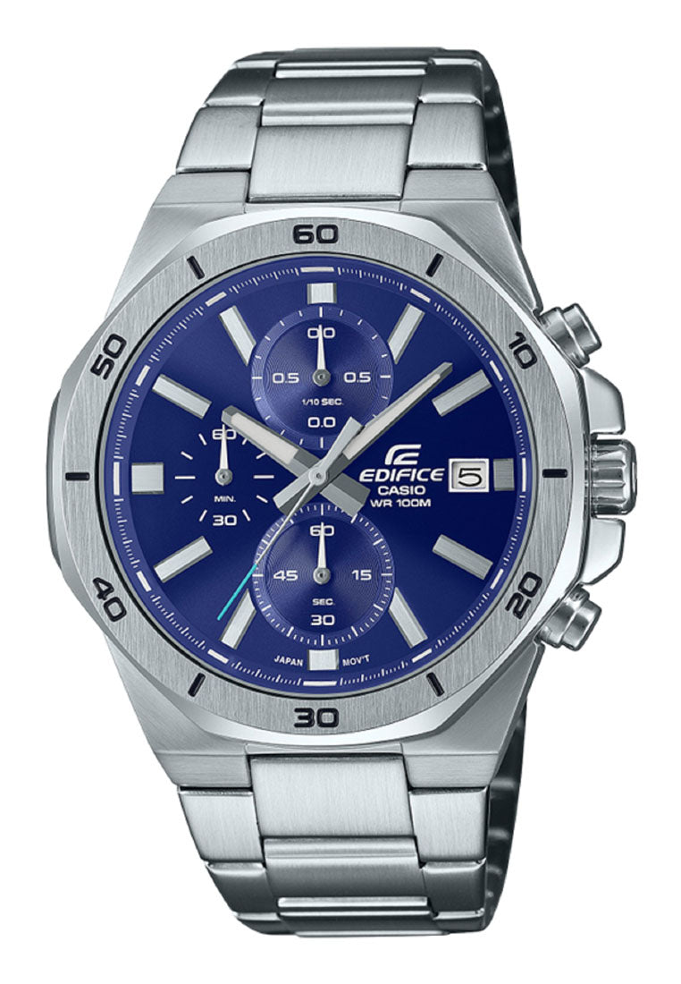 Casio Edifice EFV-640D-2A Chronograph Stainless Steel Strap Watch For Men-Watch Portal Philippines