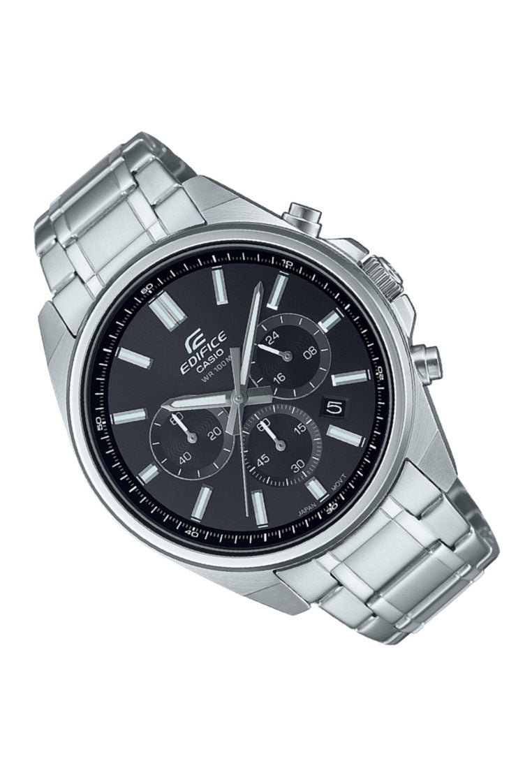 Casio Edifice EFV-650D-1A Chronograph Stainless Steel Strap Watch for Men-Watch Portal Philippines
