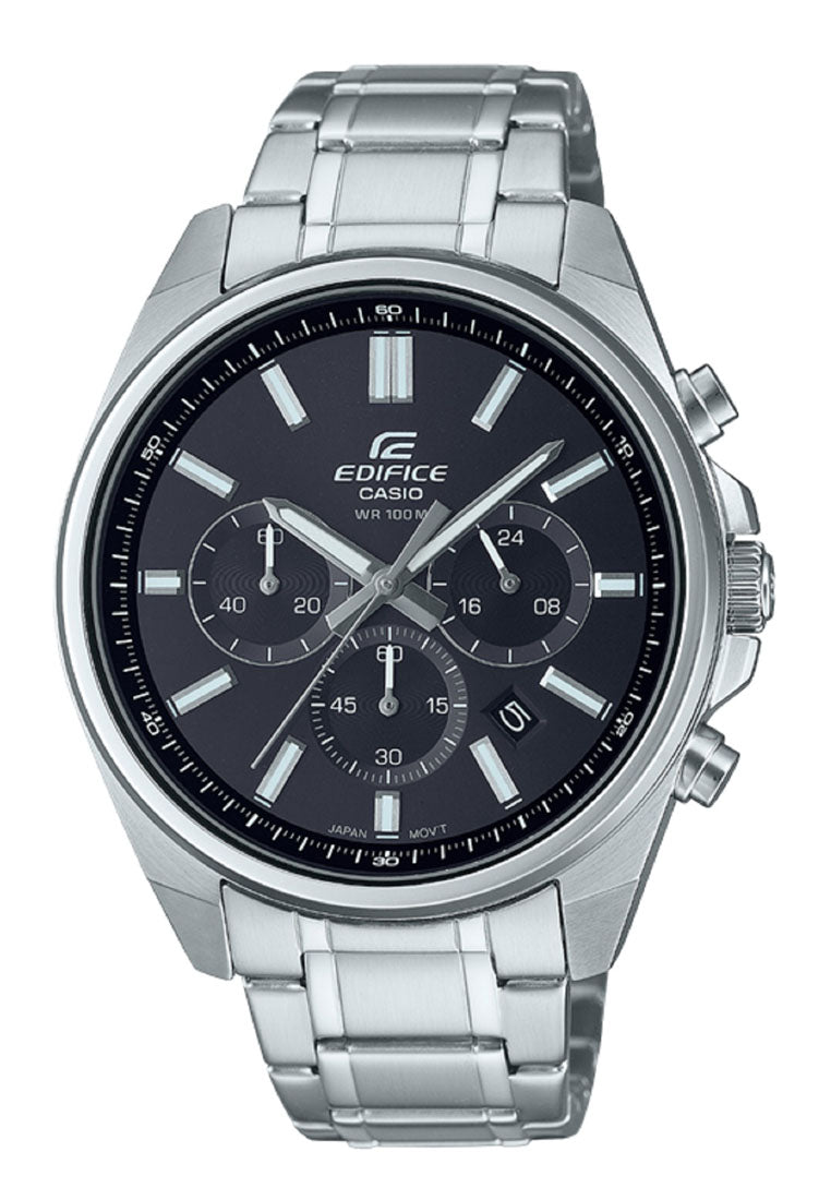 Casio Edifice EFV-650D-1A Chronograph Stainless Steel Strap Watch for Men-Watch Portal Philippines