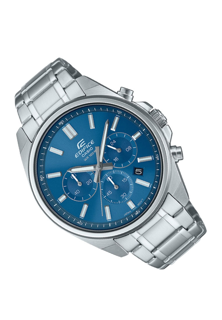 Casio Edifice EFV-650D-2A Chronograph Stainless Steel Strap Watch for Men-Watch Portal Philippines