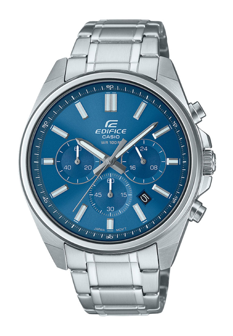 Casio Edifice EFV-650D-2A Chronograph Stainless Steel Strap Watch for Men-Watch Portal Philippines