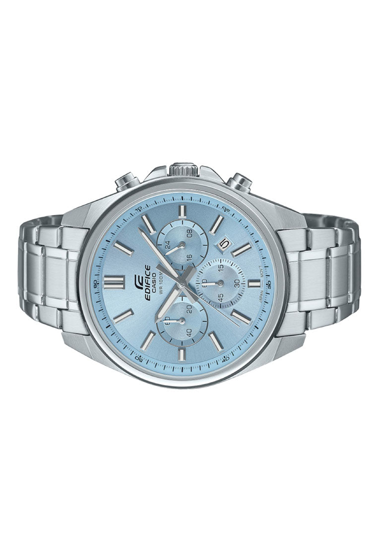 Casio Edifice EFV-650D-2B Chronograph Stainless Steel Strap Watch For Men-Watch Portal Philippines