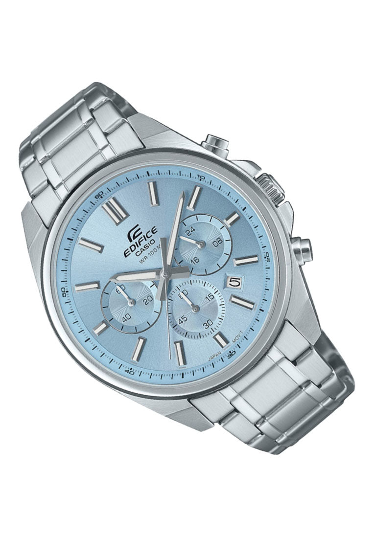 Casio Edifice EFV-650D-2B Chronograph Stainless Steel Strap Watch For Men-Watch Portal Philippines