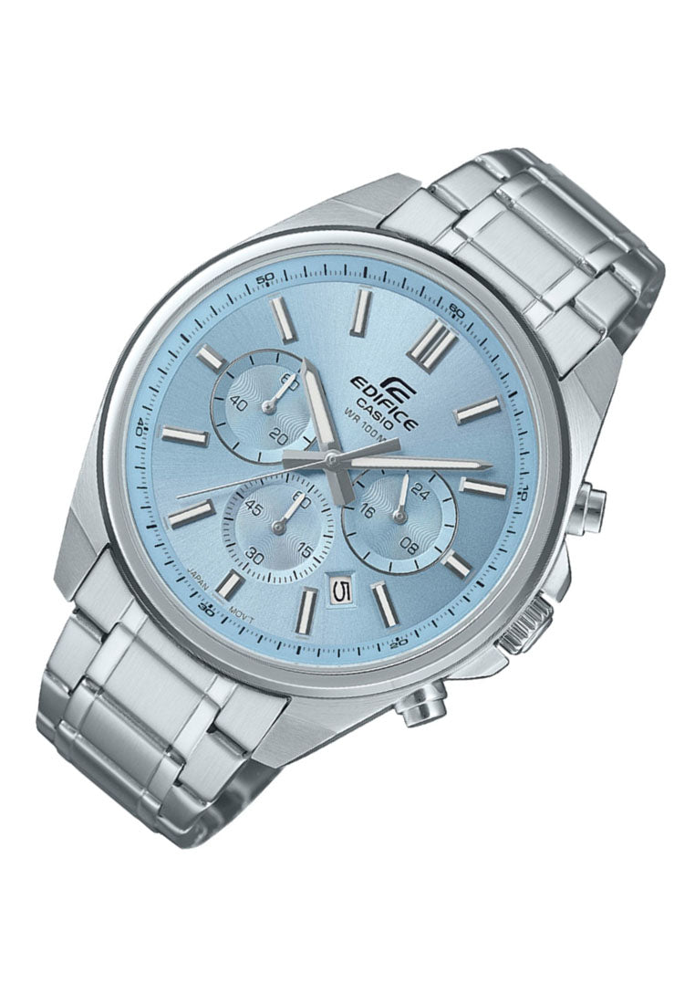 Casio Edifice EFV-650D-2B Chronograph Stainless Steel Strap Watch For Men-Watch Portal Philippines