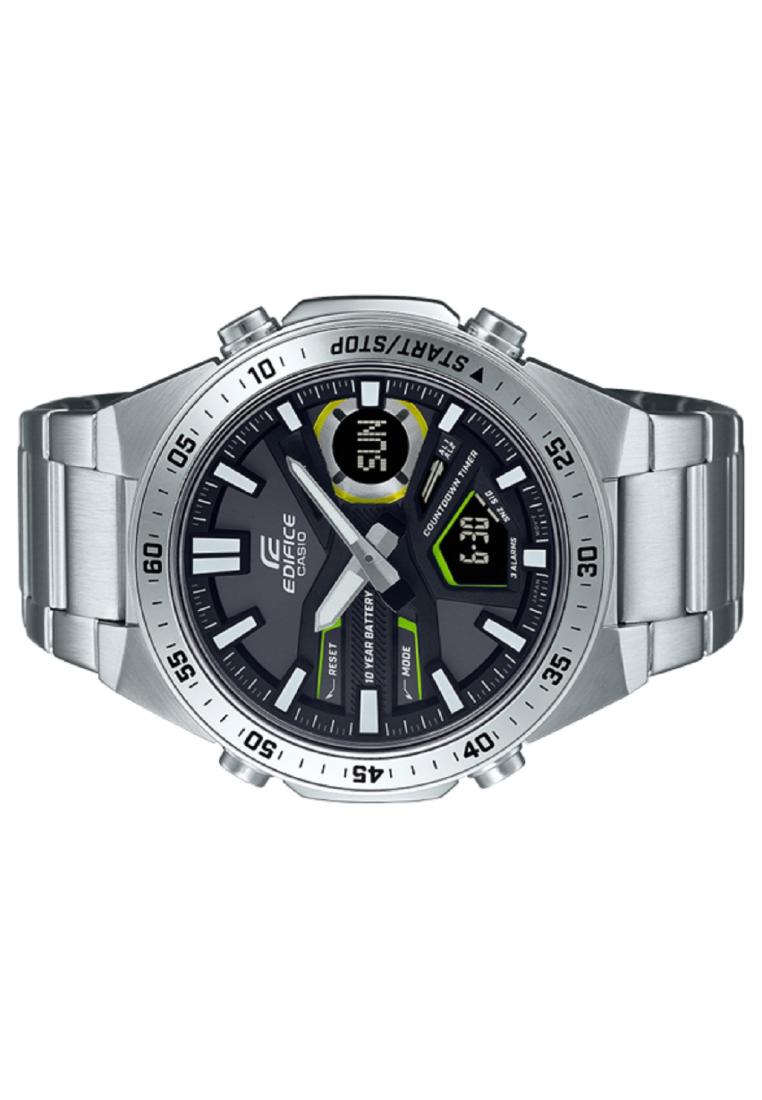 Casio Edifice EFV-C110D-1A3 Digital Analog Stainless Steel Strap Watch For Men-Watch Portal Philippines