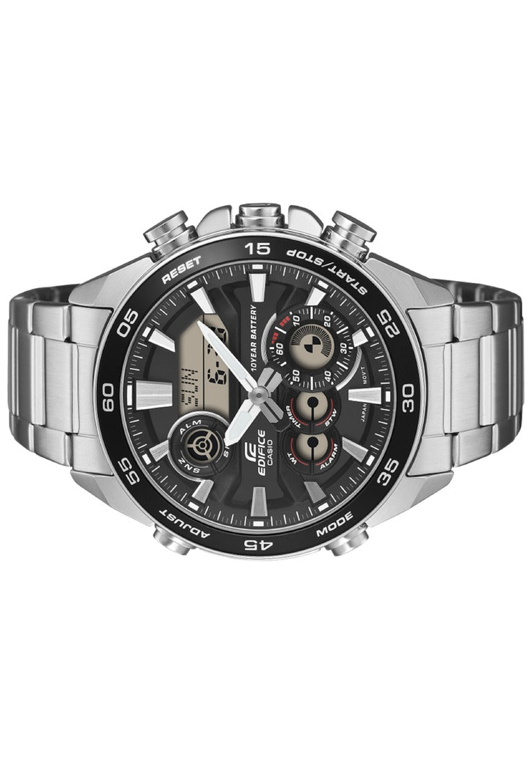 Casio Edifice ERA-130D-1ADF Stainless Steel Strap Digital Analog Watch for Men-Watch Portal Philippines